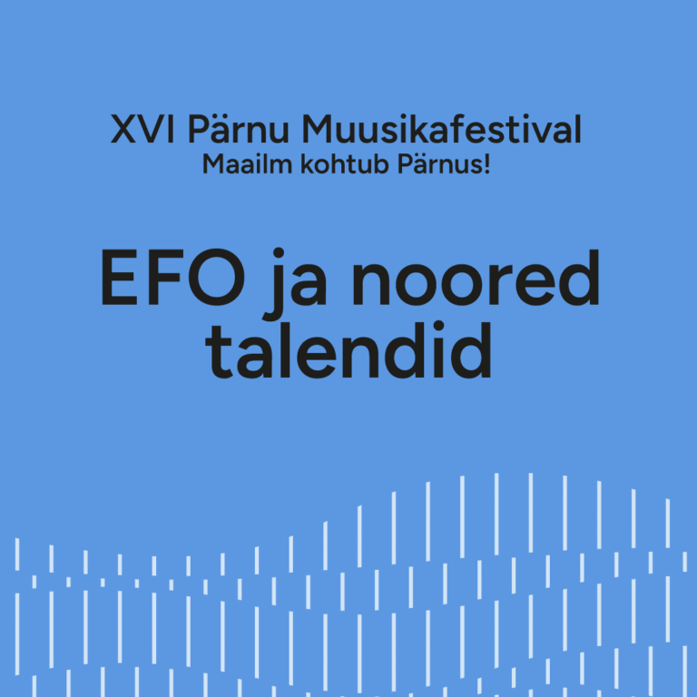 EFO ja noored talendid