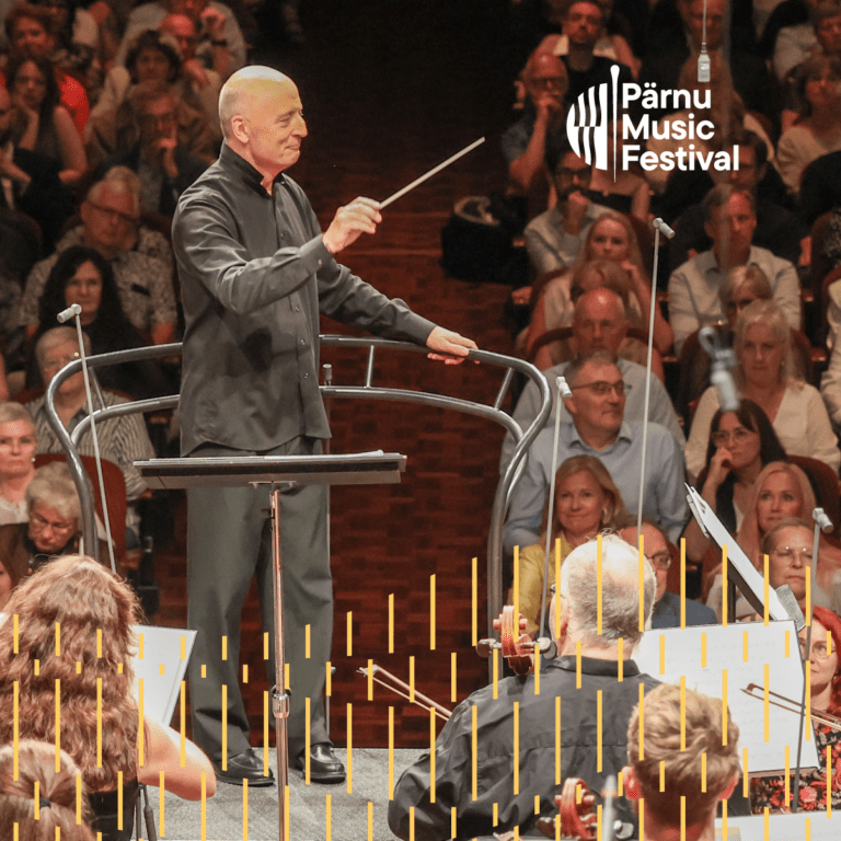 Paavo Järvi conducting Estonian Festival Orchestra with violist Amihai Grosz at Pärnu Concert Hall
