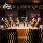 Estonian Festival Orchestra musicians performing at Pärnu Concert Hall